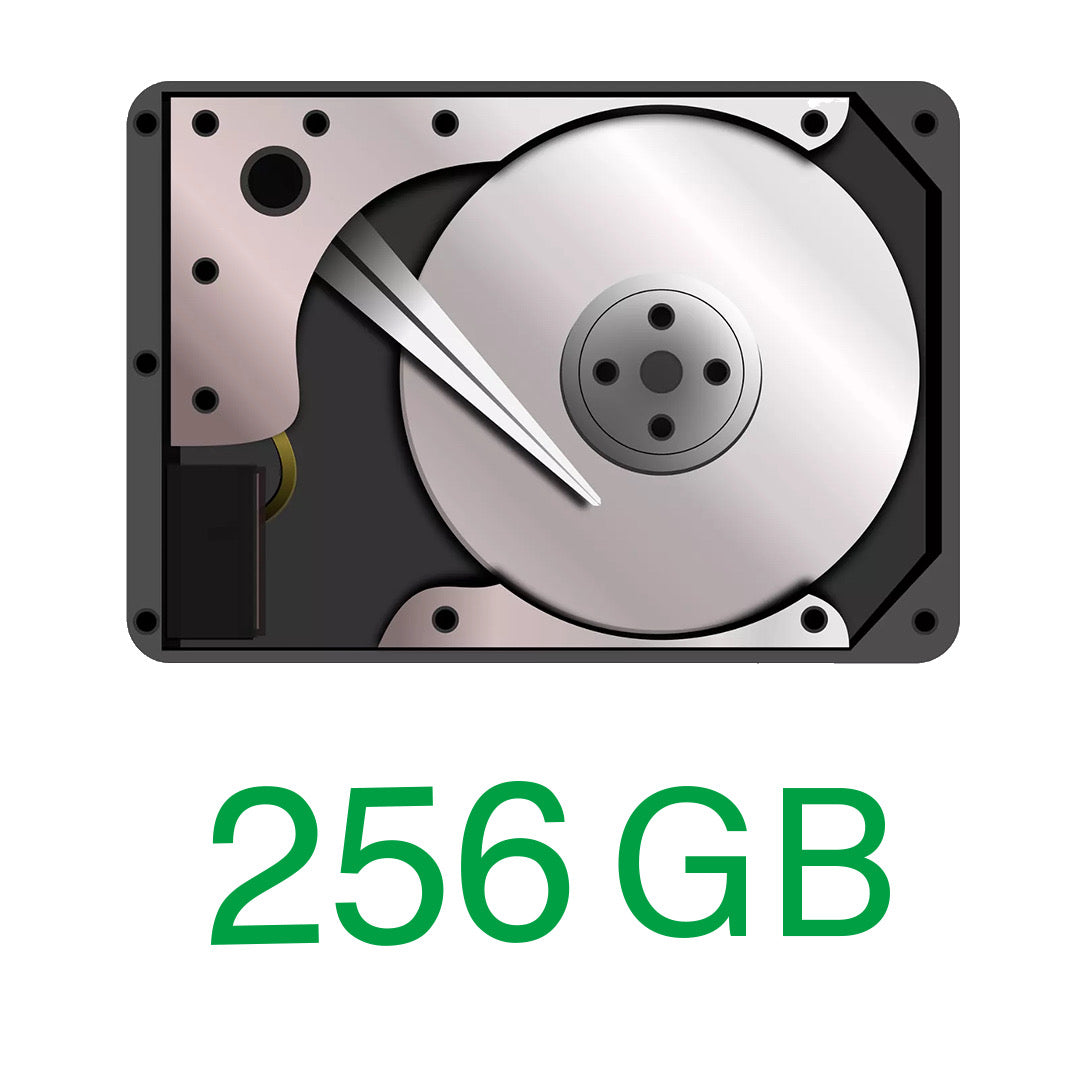 256GB HDD